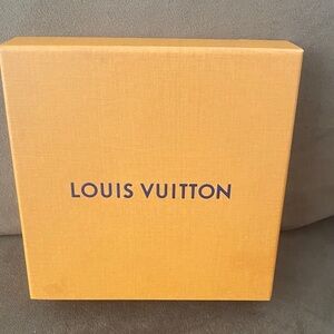 Louis Vuitton Orange Box with Blue Logo